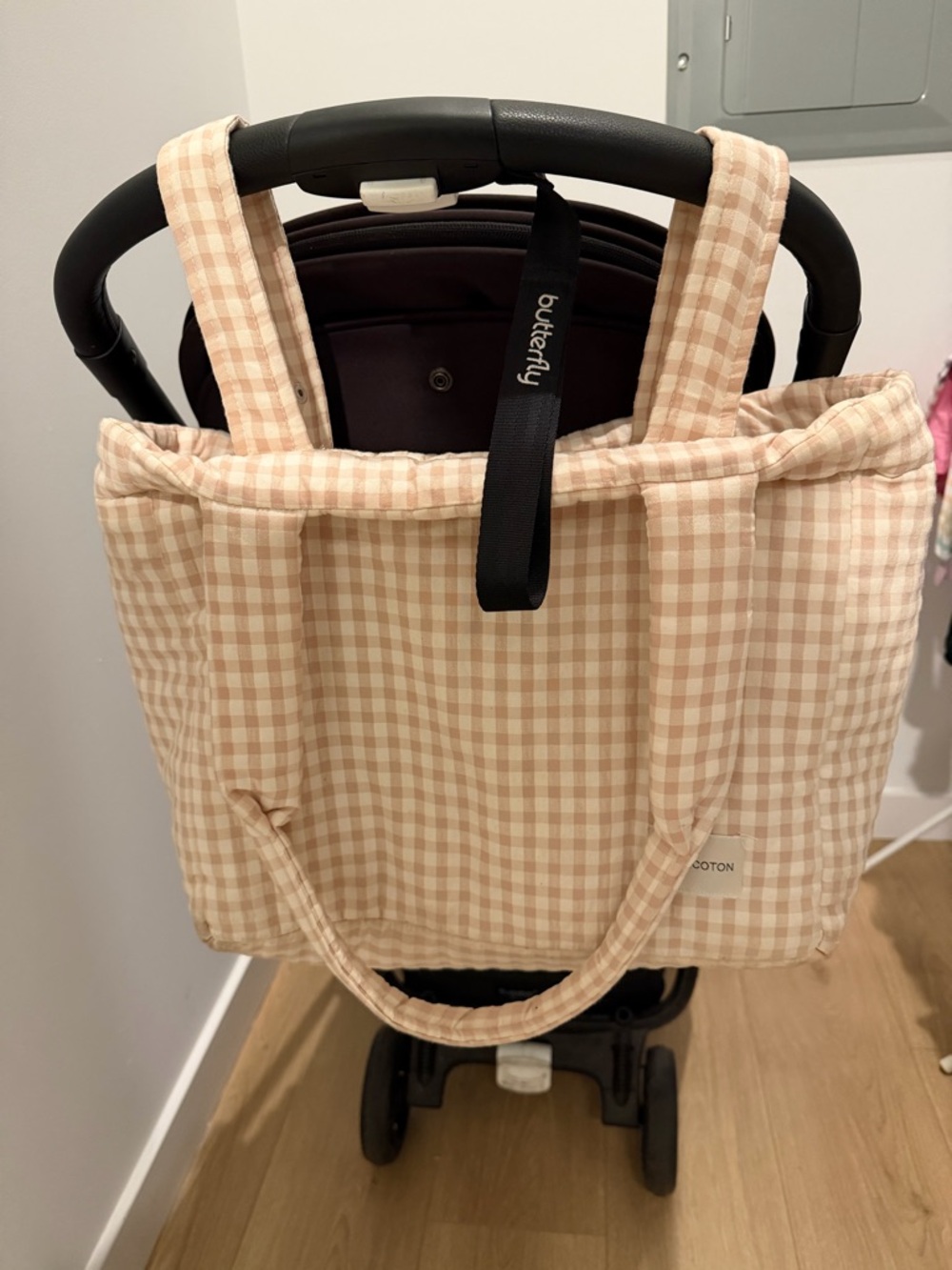 Mini coton diaper bag